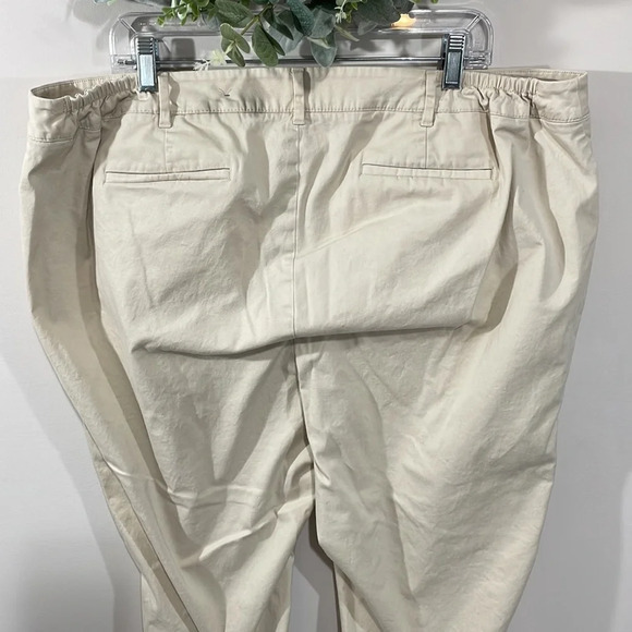 Talbots Perfect Crop Khaki Pants 22WP - Picture 5 of 15